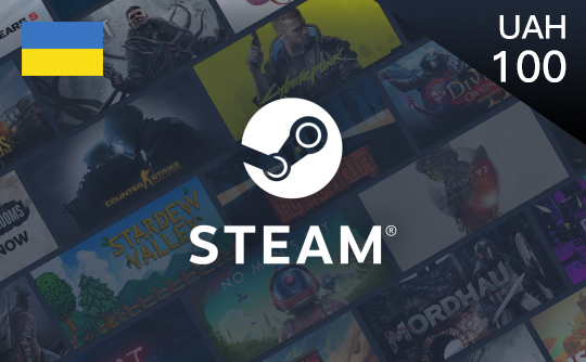 Steam充值卡-100乌克兰格里夫纳