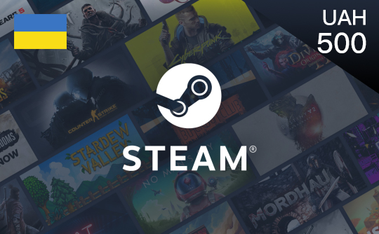 Steam充值卡-500乌克兰格里夫纳