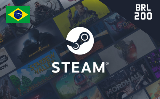 Steam充值卡-200巴西雷亚尔