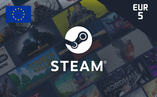Steam充值卡-5欧元