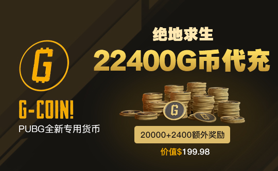 绝地求生22400G币代充（200美金）