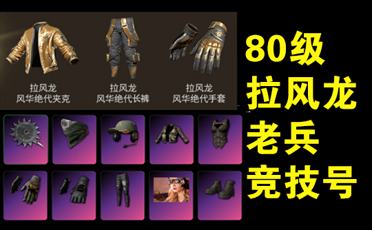 【可竞技】豪华80级拉风龙老兵皮肤成品号