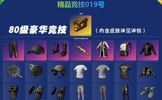 【可竞技19】豪华80级+绝版商店皮肤成品号（库存皮肤详见下图）