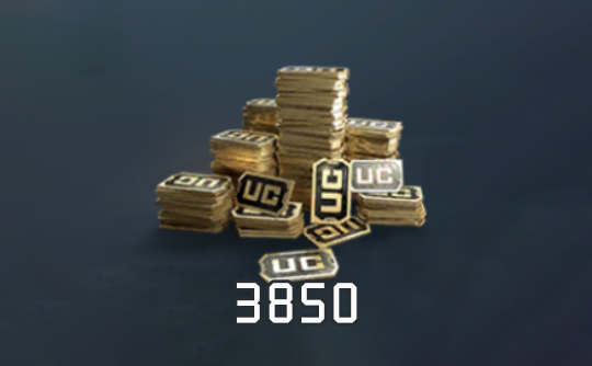 3850 UC（国际服）上号代充 绝地求生手游 刺激战场PUBG MOBILE