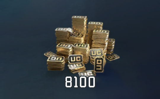 8100 UC（国际服）上号代充 绝地求生手游 刺激战场PUBG MOBILE