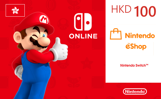 Nintendo eShop100港币充值卡/礼品卡