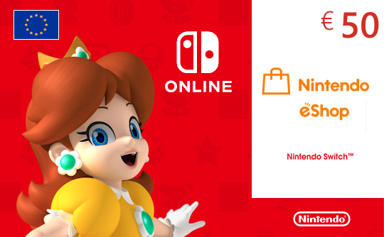 Nintendo eShop 50欧元充值卡/礼品卡