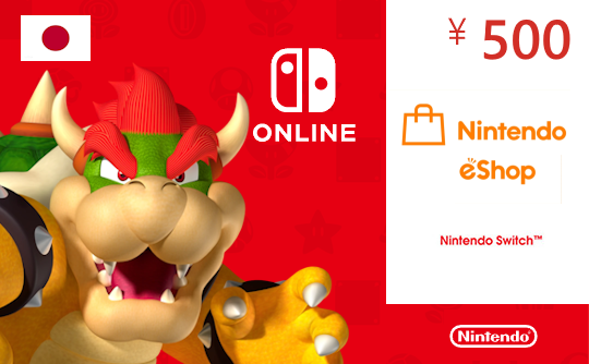 Nintendo eShop500日元充值卡/礼品卡