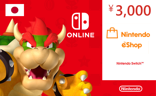 Nintendo eShop 3000日元充值卡/礼品卡