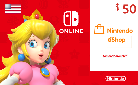 50美金Nintendo eShop充值卡/礼品卡