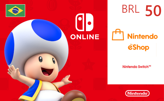 Nintendo eShop50巴西雷亚尔充值卡/礼品卡