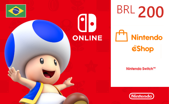 Nintendo eShop200巴西雷亚尔充值卡/礼品卡