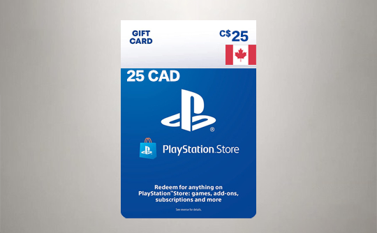 PSN 25加元充值卡/礼品卡/PlayStation