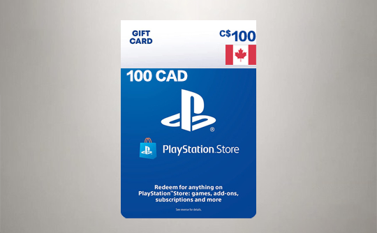 PSN 100加元充值卡/礼品卡/PlayStation