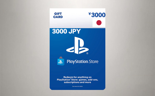 PSN 3000円充值卡/礼品卡/PlayStation