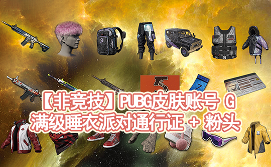 【非竞技】PUBG皮肤账号G（睡衣粉头NH套）
